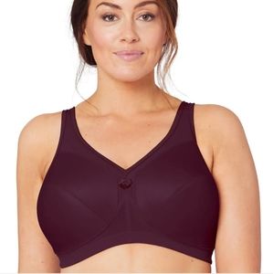 Glamorise Full Figure Plus Size MagicLift Active Support Bra Wirefree #1005 40DD